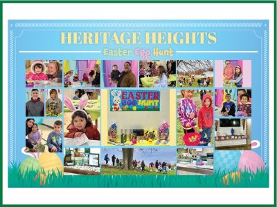 Heritage Heights easter egg hunt