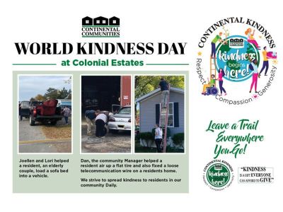 Colonial Estates World Kindness Day