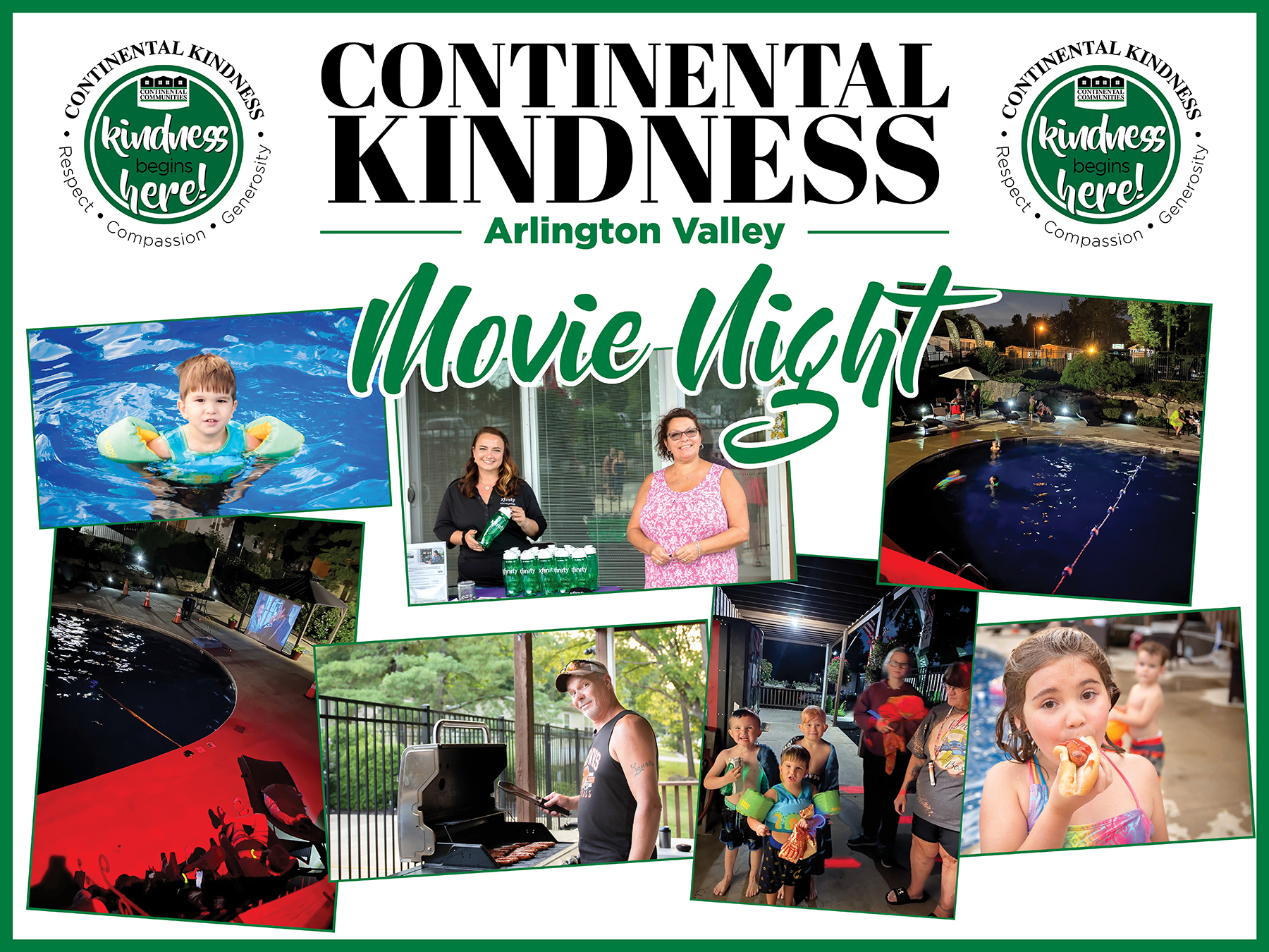 Continental Kindness Arlington Valley movie night